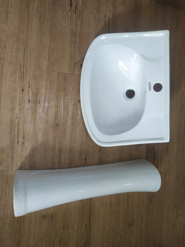 Lavamanos Blanco Con Pedestal