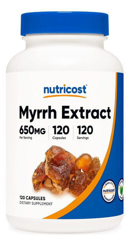 Nutricost Myrrh Extract 650 Mg 120 Cápsulas