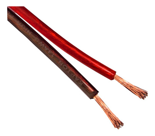 Cable Para Bocinas Negro-rojo Calibre 14 Awg 30 Mts Kapton