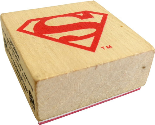 Sello Goma Logotipo Superman S 