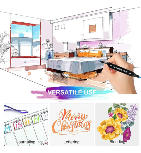 Juego De Cinco Marcadores Artist Double Point Copic Touch, 4