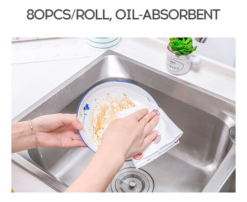 N Rollos De Papel De Limpieza De Cocina Desechables