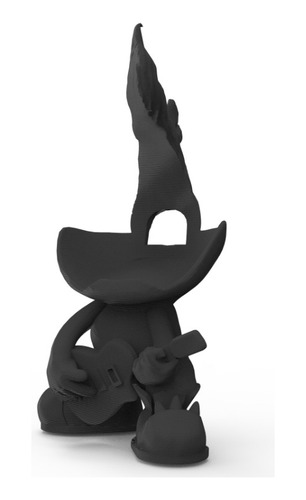 Suporte Base De Mesa Alexa Para Echo Pop - Modelo Star Boy Cor Preto
