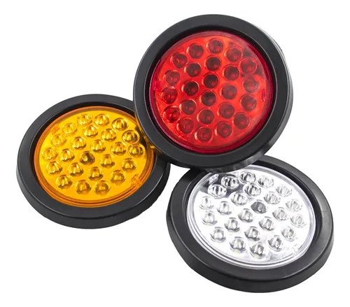 comprar Luz Trasera Camión 24 Led 12\u002F24v 4 PuLG Pack 4 Unidades
