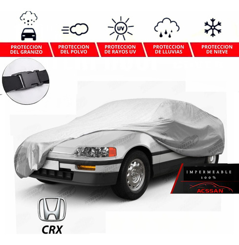 Funda Cubreauto Eua Con Broche Crx 1988 A 1991