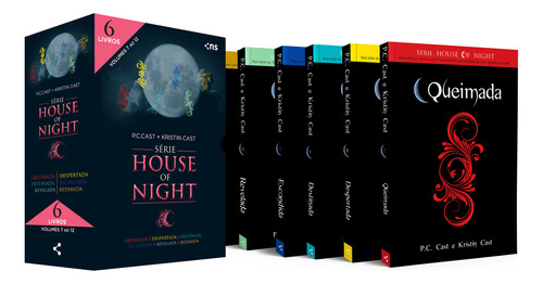 Box House of Night Slim Coleção Completa Volume 2 capa mole