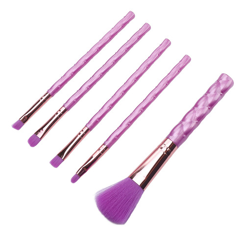 Juego De Brochas Para Sombra De Ojos Blusher, 5 Brochas De M