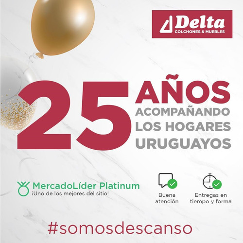 Imagen 4 de 6 de Sommier 1 Plaza Y Media D60 P.top Colchón Espuma 130kg P/p