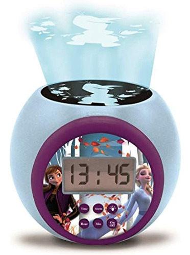 Lexibook Rl977fz Reloj Proyector Disney Frozen 2 Anna Elsa C