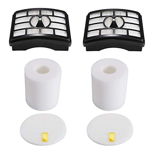 2 Filtros Hepa Kit De 2 Filtros De Espuma Flet Shark Ro...