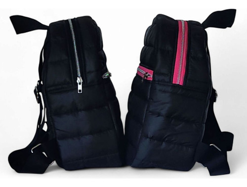 Mochila Impermeable Puffer Whinsof Fucsia Liso