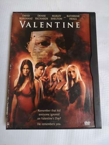 Valentine Película Dvd Original Suspenso Terror Importado Us