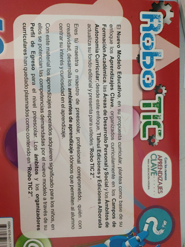 Libro Robo Tic. Preescolar 2