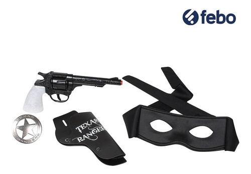 Set Gonher The Mask Ranger Revolver Placa Y Mascara 680/6 +3