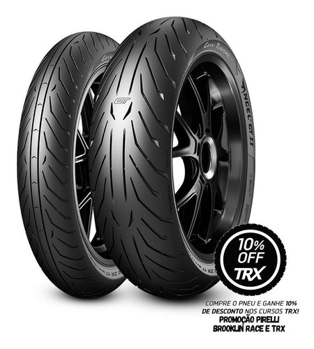 Par Pneu Cb500f Pirelli Angel Gt 2 Honda Cb500 F Novo Novo