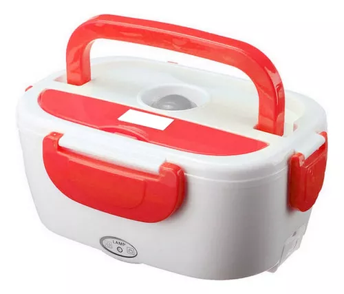 Lonchera electrica porta comidas lunch box rojo GENERICO