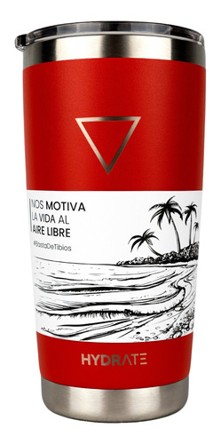Vaso Con Tapa Hydrate  - V591ro