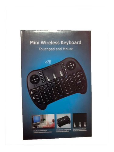 Mini Teclado Mouse Bluetooth Iluminado P/ Smart Tv Box Pro