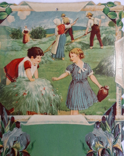 Imagen 3 de 8 de Antiguo Almanaque Gofrado Cromolitografía Lote X 3 Ro 402