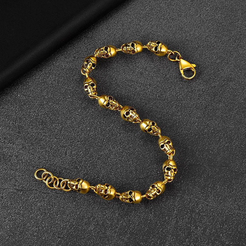 Pulsera De Cala Gótica Para Hombres, Mujeres, Acero I...