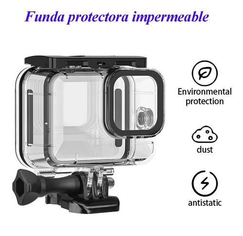 Imagen 3 de 8 de Gopro Hero 9 Funda Impermeable Para Cámara Submarinas