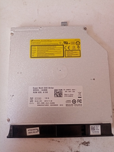 Imagen 1 de 3 de Unidad Dvd Writer Modelo Gu90n Para Laptop Dell Inspiron 15