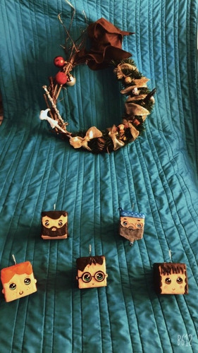 Imagen 3 de 3 de Corona Navideña Harry Potter