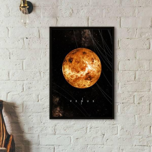 Quadro Astrologia Planeta Venus 33x24cm