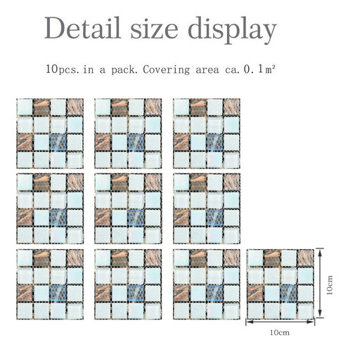 Pegatinas De Pared Autoadhesivas Para Bricolaje Con Azulejos