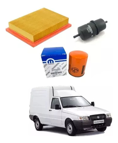 Kit Filtros Fiat Fiorino Fire Aire Aceite Combustible