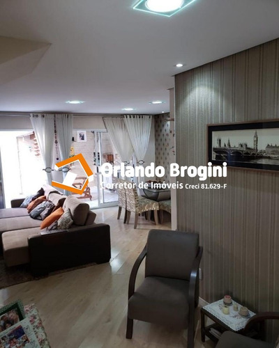 Imagem 13 de 30 de Casa Em Condomínio Fechado Demarchi - São Bernardo Do Campo 3 Dormitórios Sendo 1 Suíte, 3 Salas, 3 Banheiros, 2 Vagas 120,00 M² De Área Construída. - Cf436 - 70138253