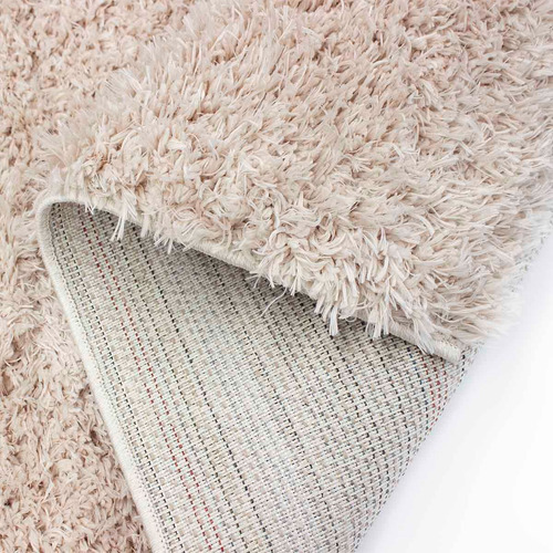 Tapete Decorativo Dib Oslo Shagg 120x170 Cm Ancho 120 Cm Color Beige Diseño De La Tela Shaggy Largo 170 Cm
