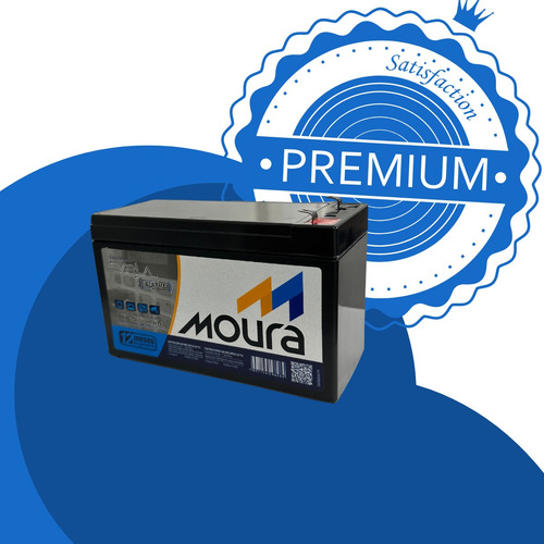 Bateria Para Nobreak Nhs 600va (300w) Mini Iii 1 X 12v 7ah