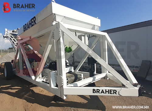 Imagen 7 de 10 de Dosificadora De Concreto, Planta Móvil Banda Plegable Minera