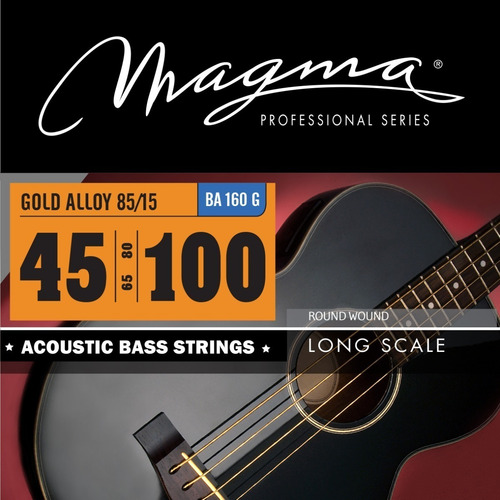 Encordado Bajo Acustico Gold Alloy 045-100 Magma Ba160g