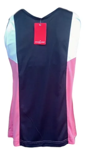 Remera Sin Mangas Darling Sport Full Dry Deportiva Combinada