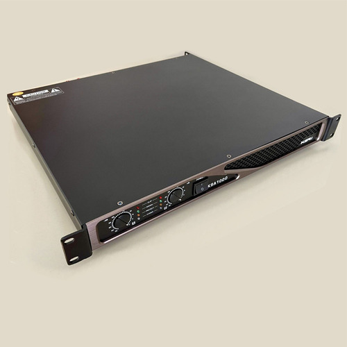 Potencia Slim Som Profissional 2000w Rms Ksr Pro Ksa1000 X2 Cor Preto Potência De Saída Rms 2000 W 127v