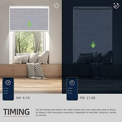 Smartwings Cortinas Roller Motorizadas 100% Blackout Zigbee