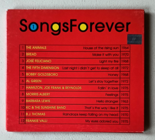 Songsforever Cd Compilado Artistas Varios Excelente Estado 