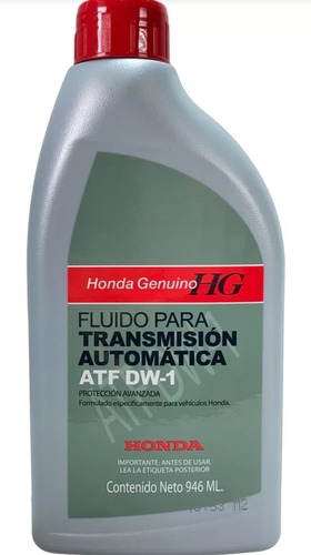  Aceite Honda Atf Transmisión Automática