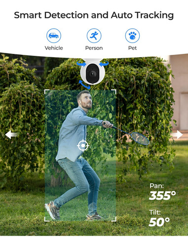 Câmera De Segurança Reolink E1 Outdoor Pro Wifi 6 4k Com Zoo