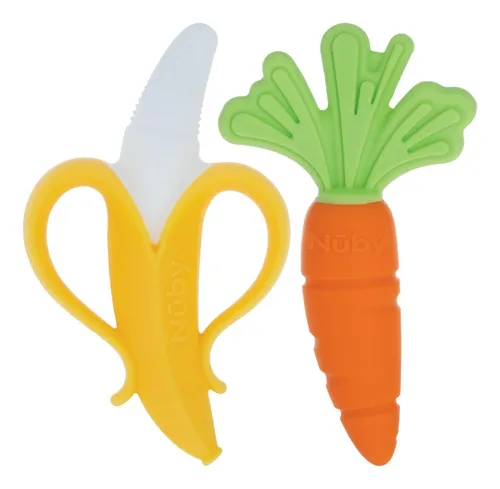 Nuby Nananubs Cepillo De Dientes Masajeador De Plátano Y