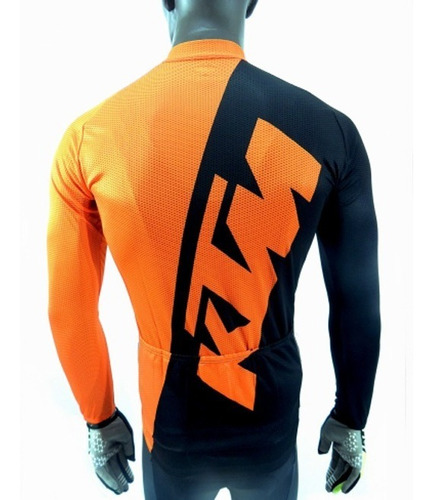 Remera / Jersey M/ Larga Ciclismo Ktm Factory Team Oficial