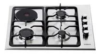 Comprar Anafe De Empotrar Enxuta 60 Cm 3 Hornallas 1 Disco Color Plateado