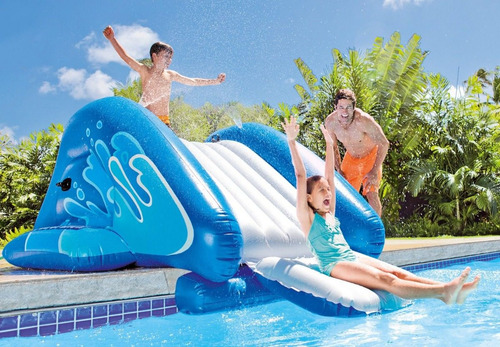 Tobogan Resbaladilla Inflable Alberca Juego Eventos Jardin