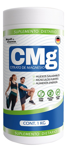 Citrato De Magnesio Nonahidratado W Chemie Aleman X 1 Kilo