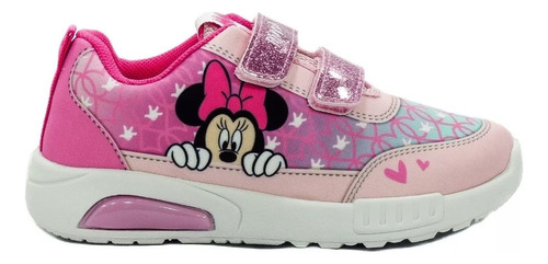 Zapatillas Minnie Footy Disney Luz Led Boton On/off Funny