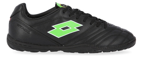 Botines Lotto Stadio Tf En Negro/verde