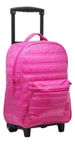 Comprar Mochila C\u002F Carro Escolar Influencer 18'' 68.3029.2 Color Rosa Diseño De La Tela Lisa