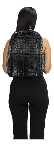 Pañalera Backpack Cloe Volini Grande Color Negro